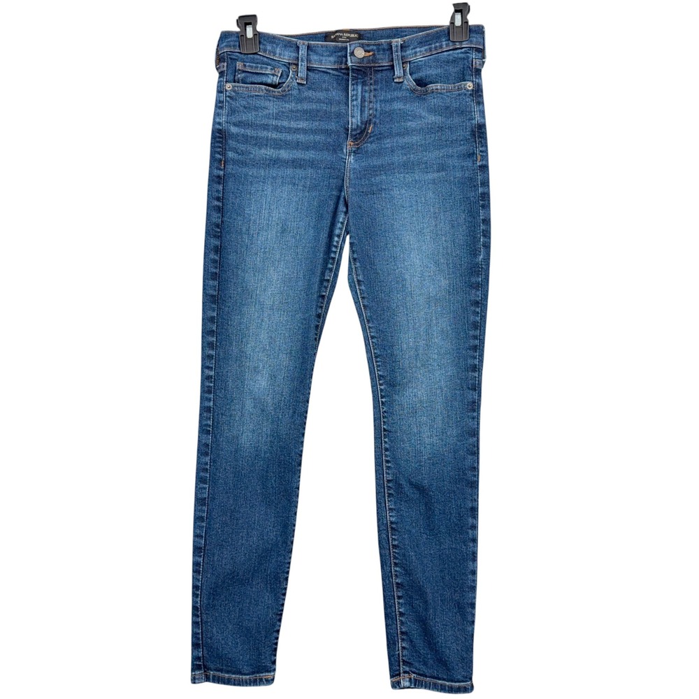 Banana Republic Skinny Fit Jeans Womens 28/6 Cotton Modal Blue